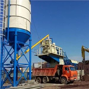 Kis hordozható beton gyártási üzem